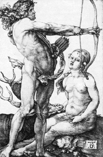 Albrecht Durer Apollo and Diana